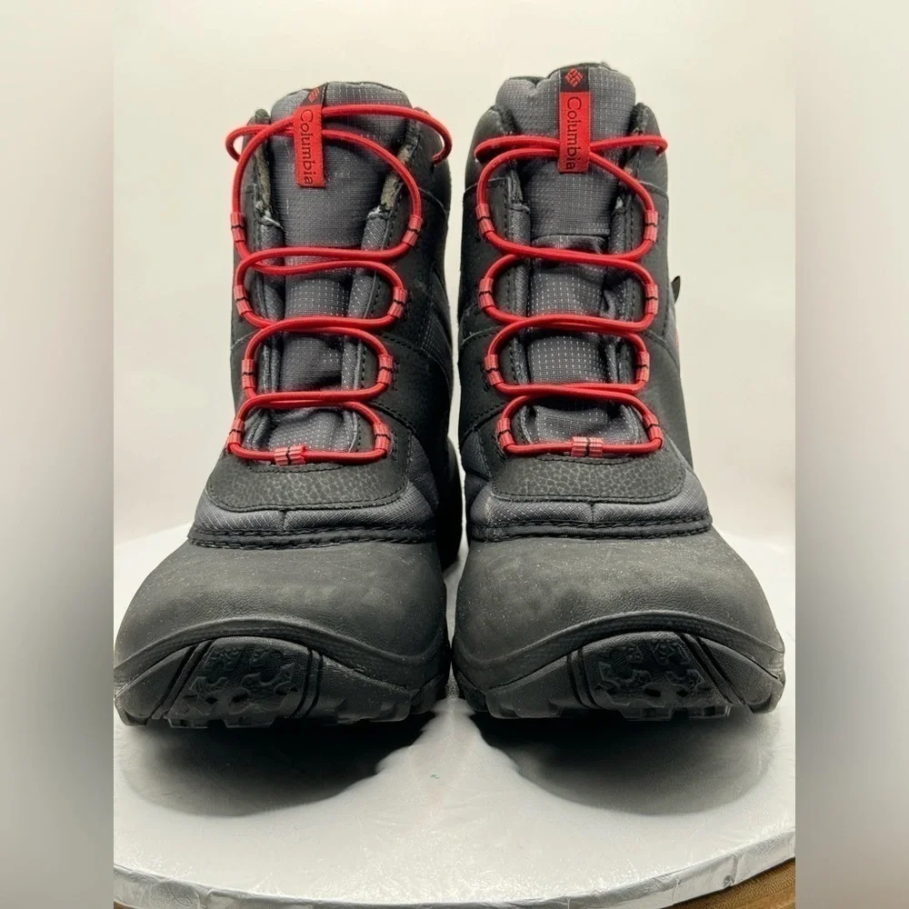 EUC Columbia Rope Tow Black Leather‎ Waterproof Winter Boots Women’s Sise…
